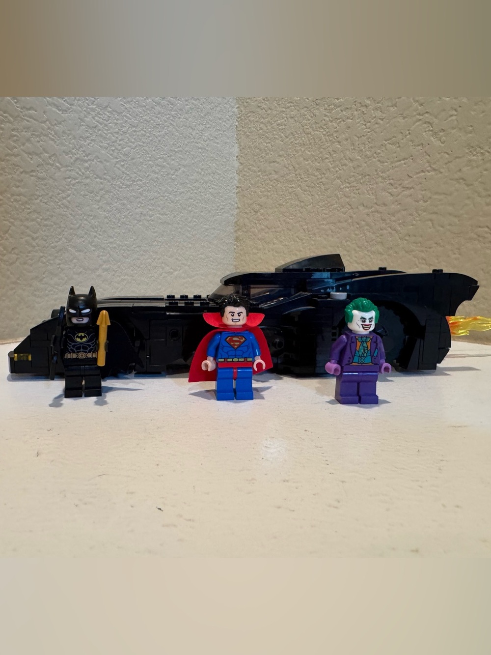 Superhero Minifigure Set - Batman, Superman, The Joker